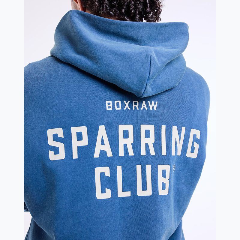 Felpa da uomo BOXRAW Sparring Club Oversized Hoodie washed baby blue 9