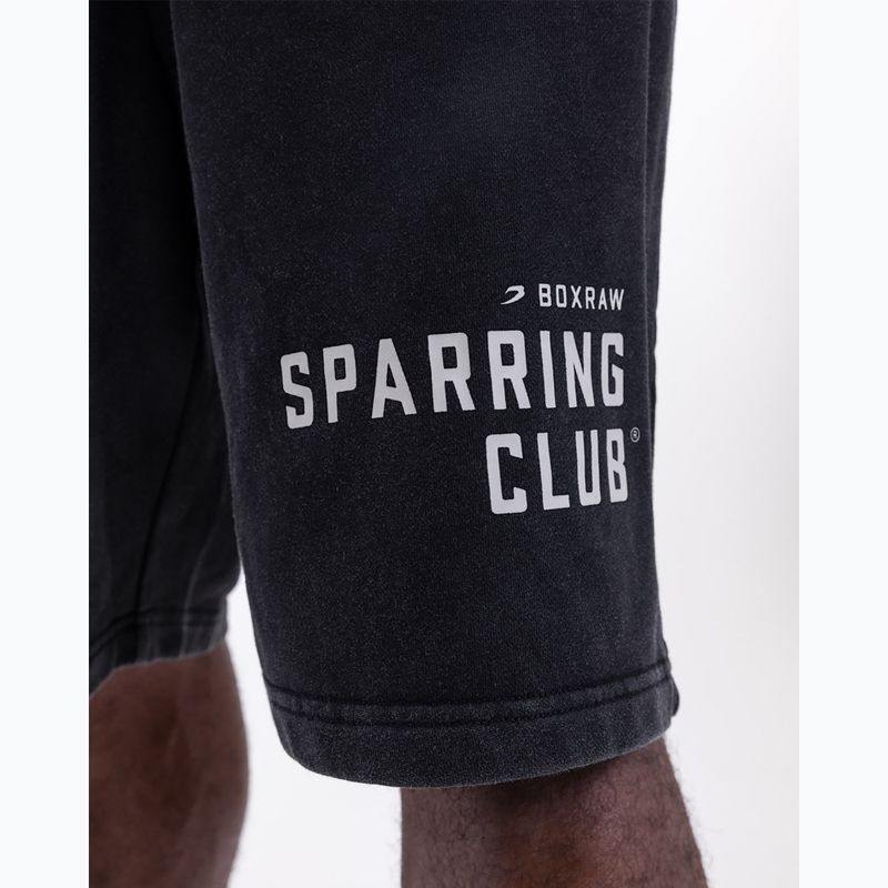 Pantaloncini da allenamento uomo BOXRAW Sparring Club Sweat washed black 6