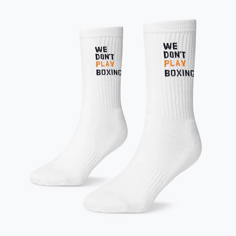 Calze da uomo BOXRAW We Don't Play Boxing Crew 3 pairs white 2