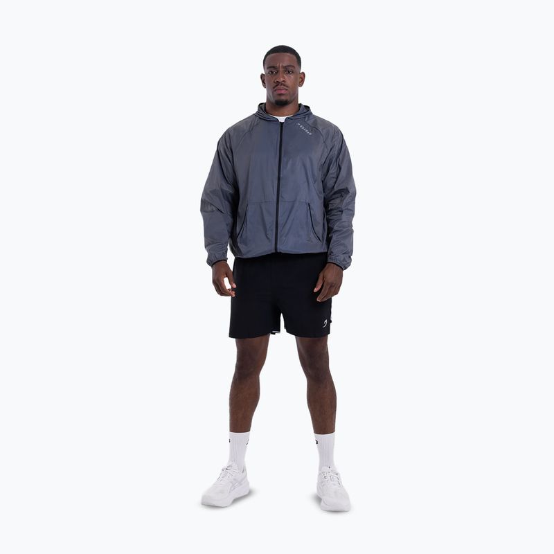 Giacca uomo BOXRAW Genaro Zip Up Windbreaker charcoal 2