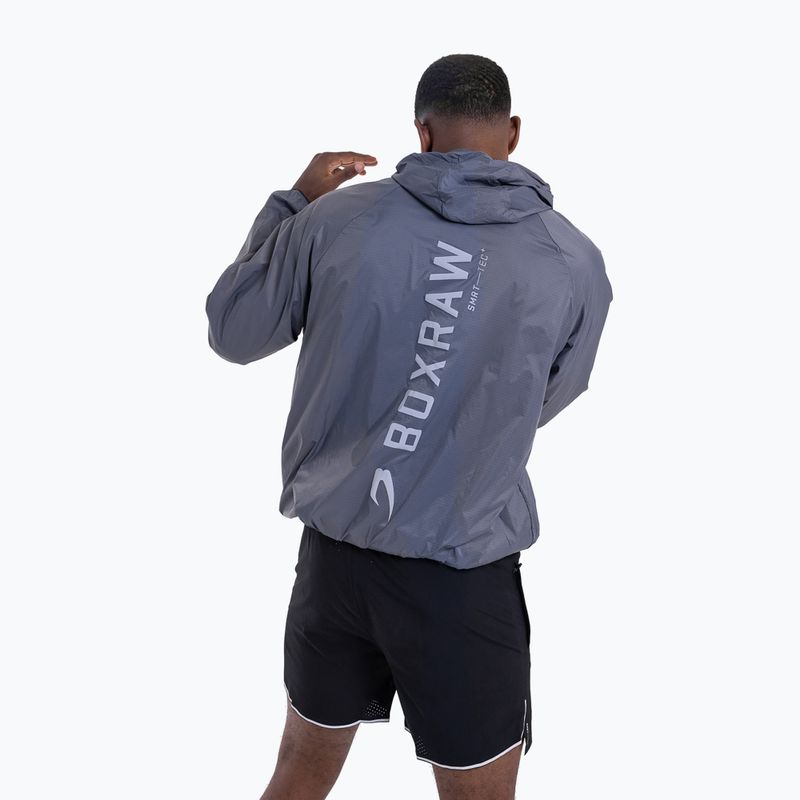 Giacca uomo BOXRAW Genaro Zip Up Windbreaker charcoal 3