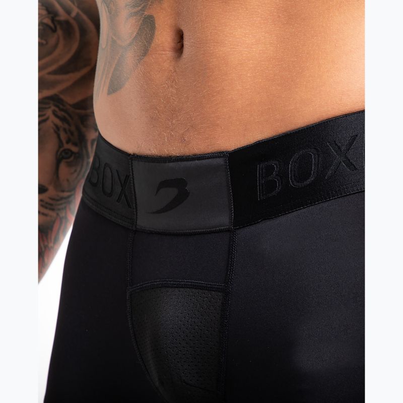 Pantaloncini da allenamento uomo BOXRAW Saddler Compression black 7