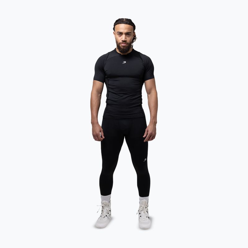 Leggings da allenamento uomo BOXRAW Saddler Compression black 2