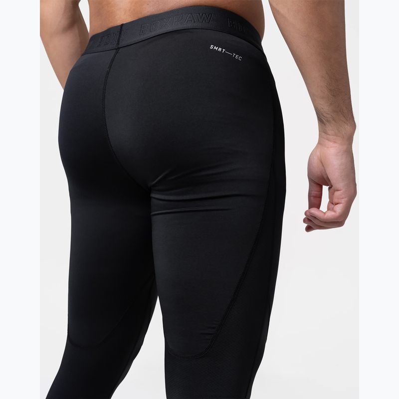 Leggings da allenamento uomo BOXRAW Saddler Compression black 6