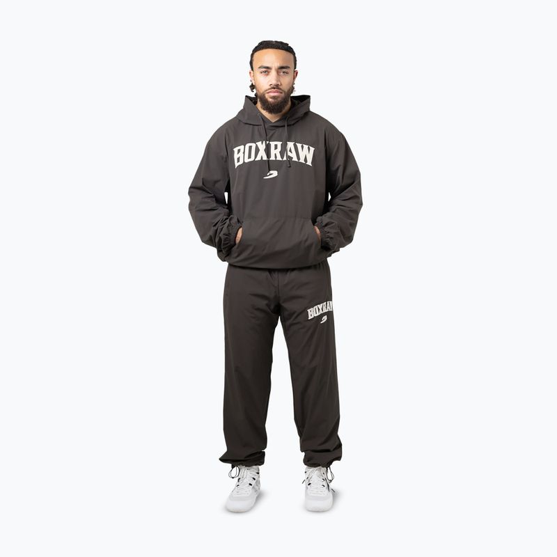 Pantaloni da uomo BOXRAW East Street Shell Bottoms charcoal 2