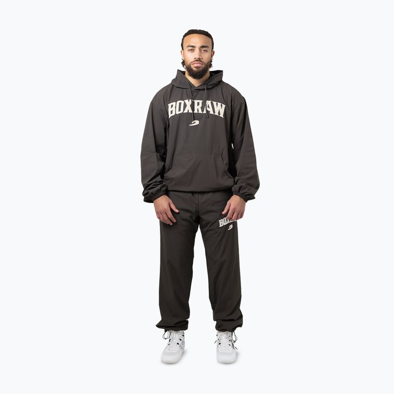 Felpa da uomo BOXRAW East Street Shell Hoodie charcoal 2