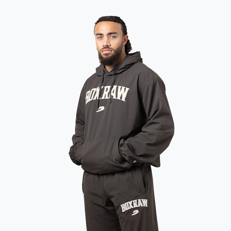 Felpa da uomo BOXRAW East Street Shell Hoodie charcoal 4