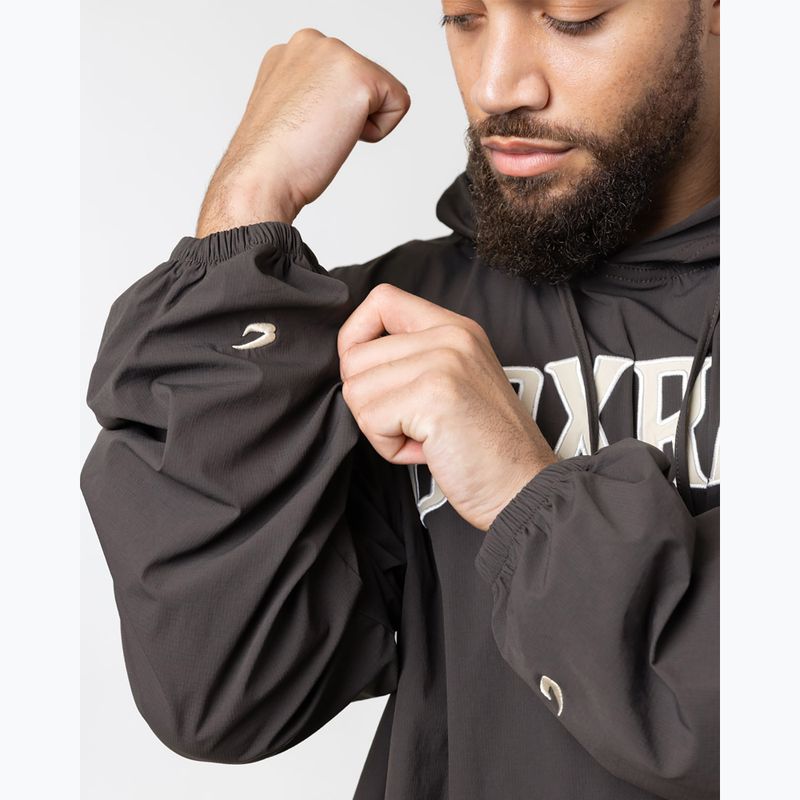 Felpa da uomo BOXRAW East Street Shell Hoodie charcoal 5