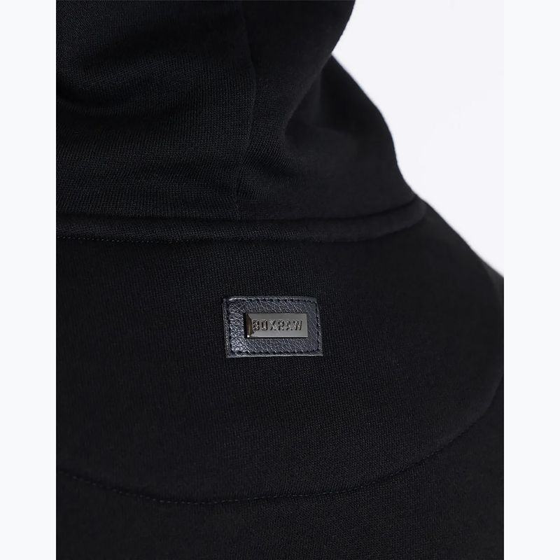 Felpa da uomo BOXRAW Hook Right Goodnight Oversized Hoodie black 9
