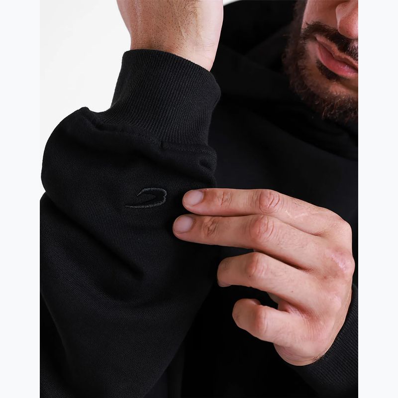 Felpa da uomo BOXRAW Hook Right Goodnight Oversized Hoodie black 10
