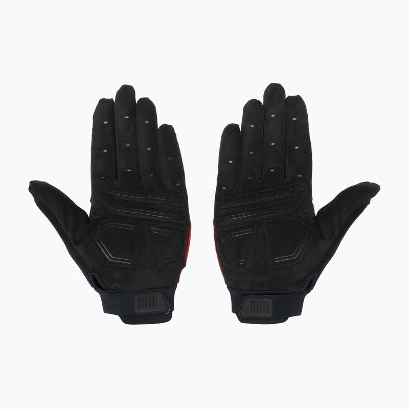 Guanti da ciclismo Endura Loop Full Finger rosso fuoco 3