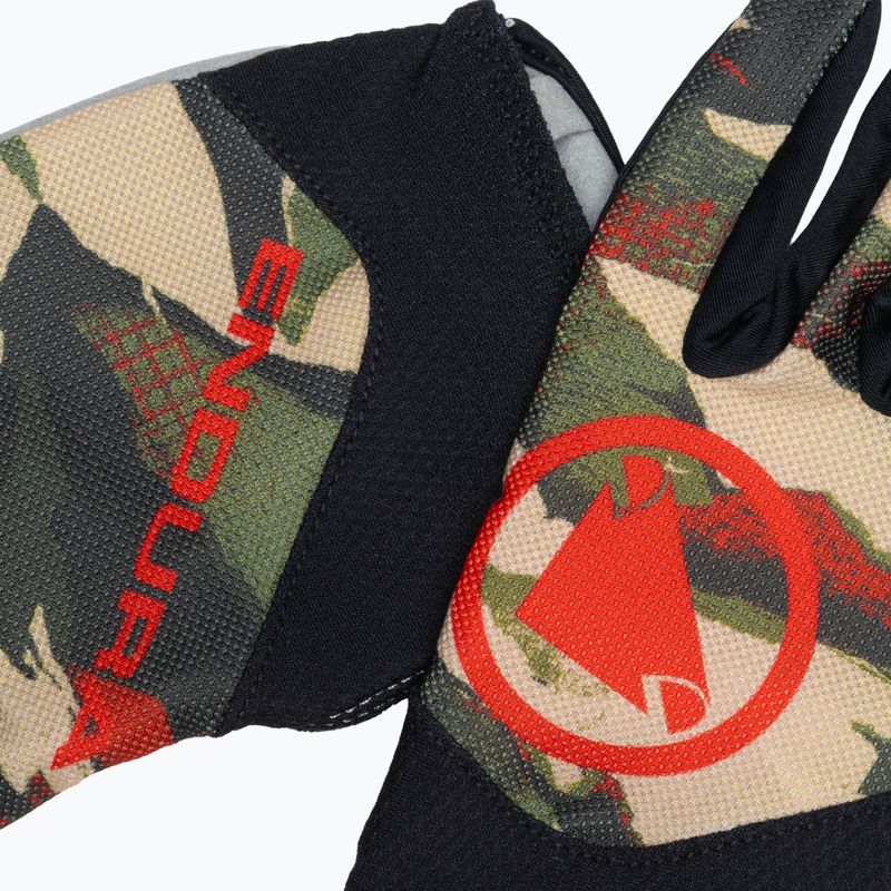 Guanti da ciclismo da uomo Endura Hummvee Lite Icon tweed verde 4