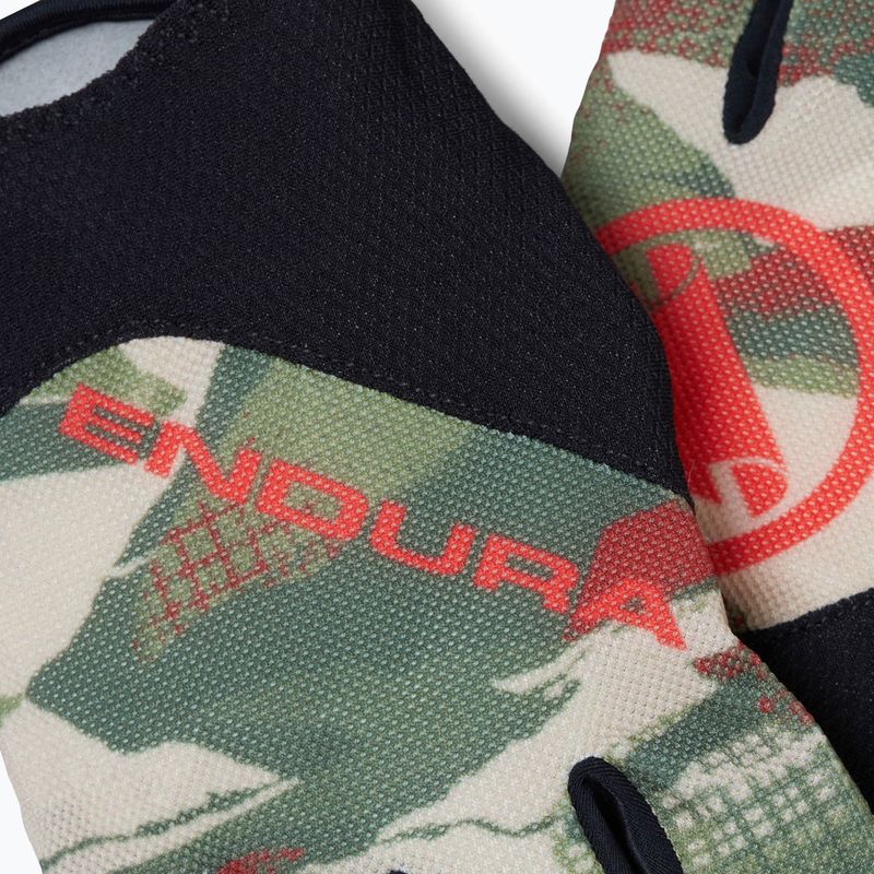 Guanti da ciclismo da uomo Endura Hummvee Lite Icon tweed verde 4