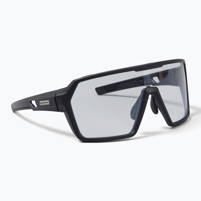 Occhiali da sole Endura Singletrack Photochromic black/fotochromic silver flash mirror/ambe