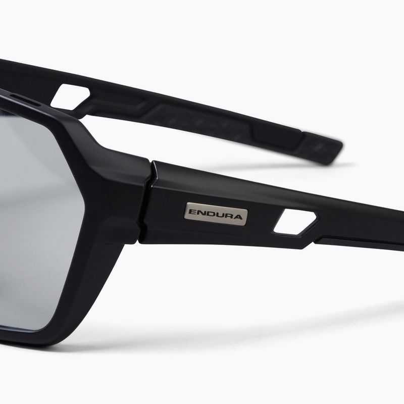 Occhiali da sole Endura Singletrack Photochromic black/fotochromic silver flash mirror/ambe 3