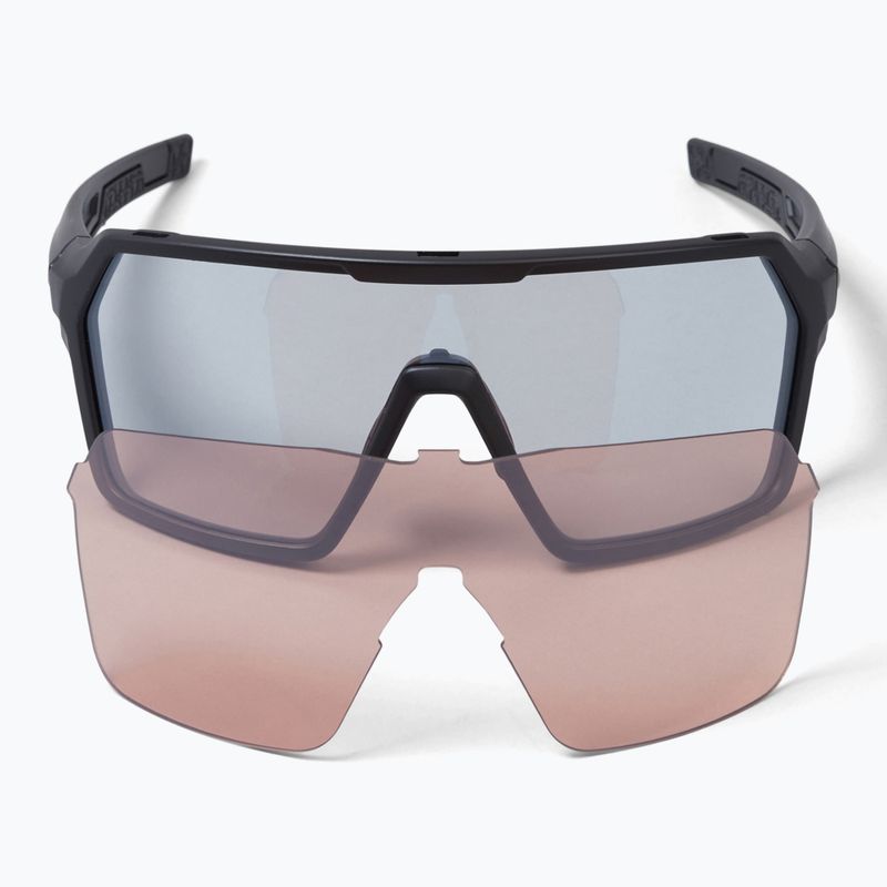Occhiali da sole Endura Singletrack Photochromic black/fotochromic silver flash mirror/ambe 5