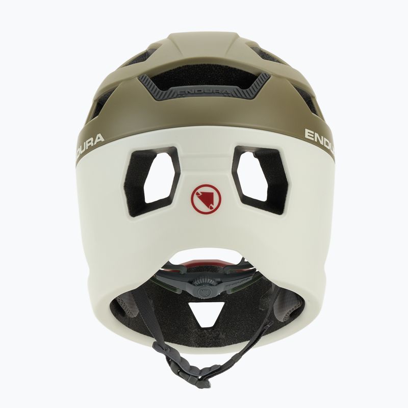 Casco bici Endura Singletrack integrale tweed verde 4