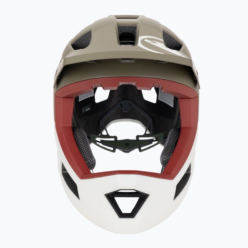 Casco da bici Endura Singletrack Full Face MIPS tweed verde 2