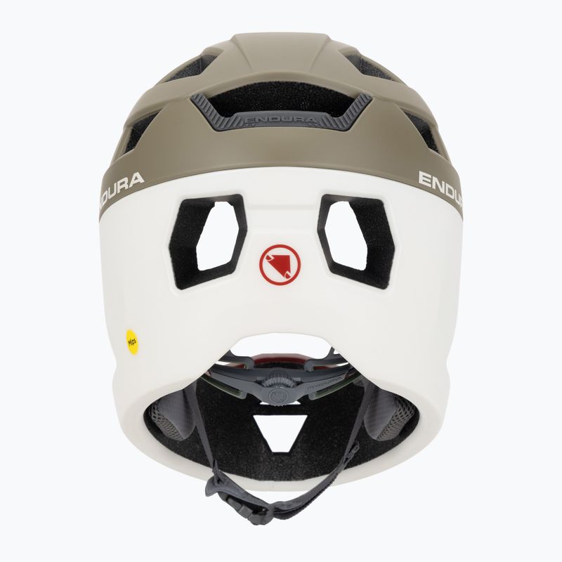 Casco da bici Endura Singletrack Full Face MIPS tweed verde 4