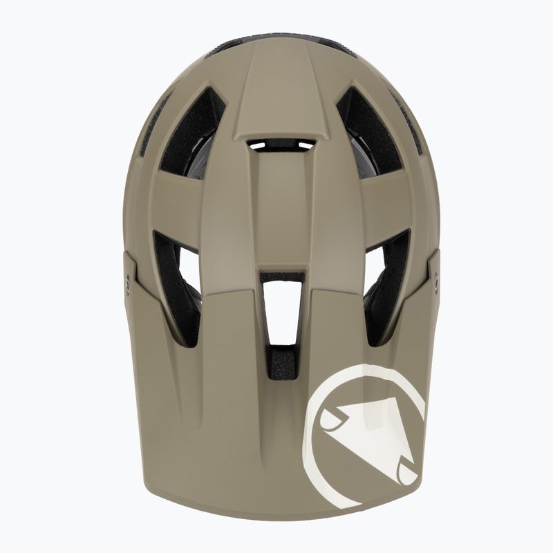 Casco da bici Endura Singletrack Full Face MIPS tweed verde 6