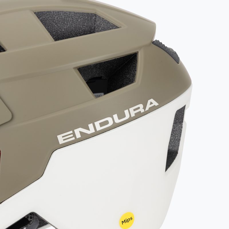 Casco da bici Endura Singletrack Full Face MIPS tweed verde 7