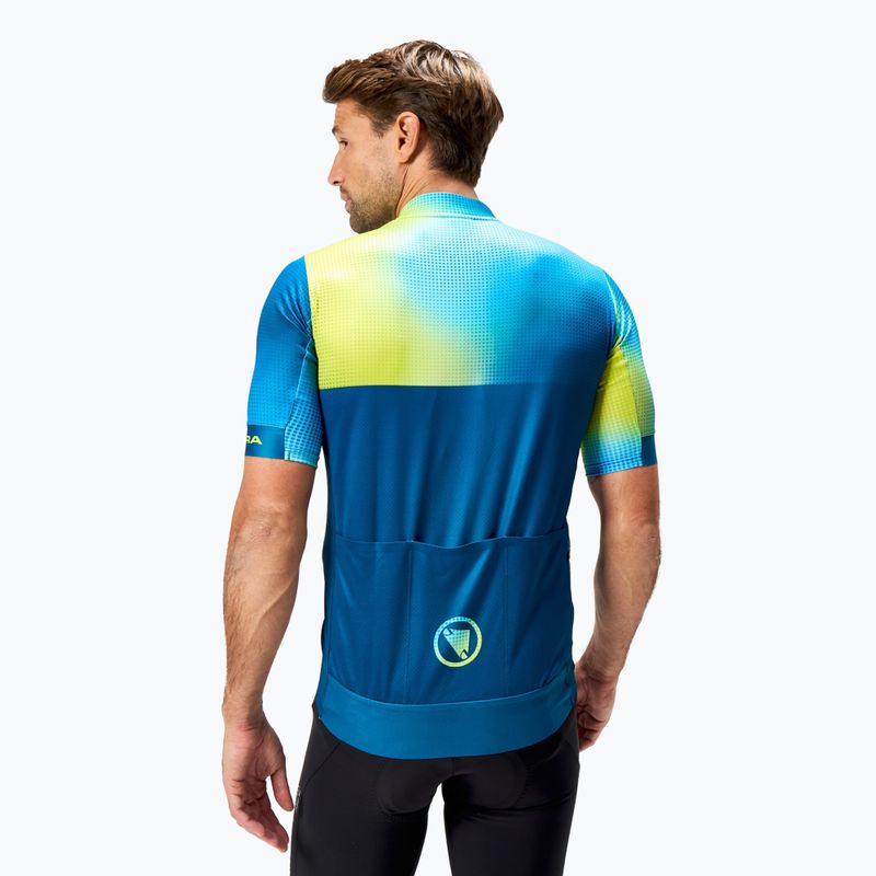 Endura Bitmap FS260 maglia da ciclismo da uomo barra blu 3