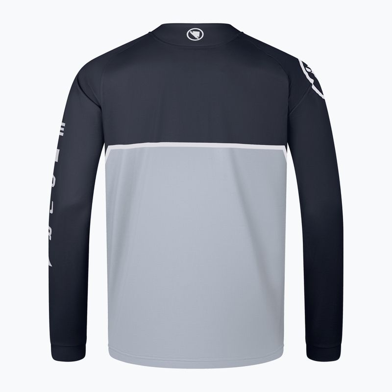 Endura Core Printed da uomo a manica lunga da ciclismo nero 2