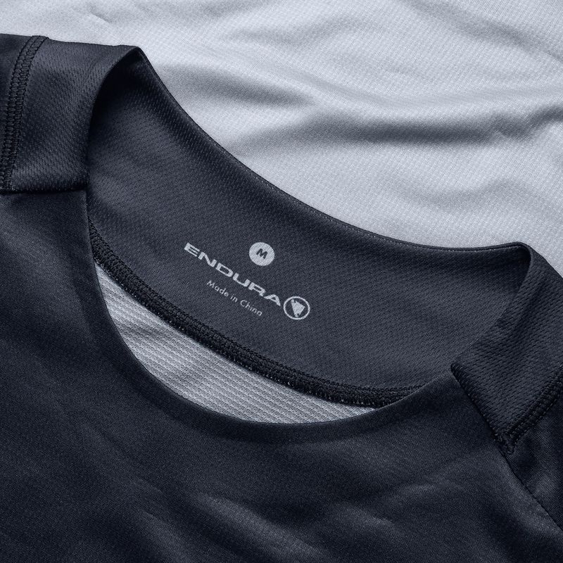 Endura Core Printed da uomo a manica lunga da ciclismo nero 3