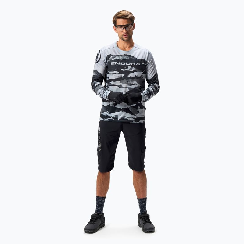 Endura Mountain Camo Ltd da uomo, manica lunga da ciclismo, nero 2