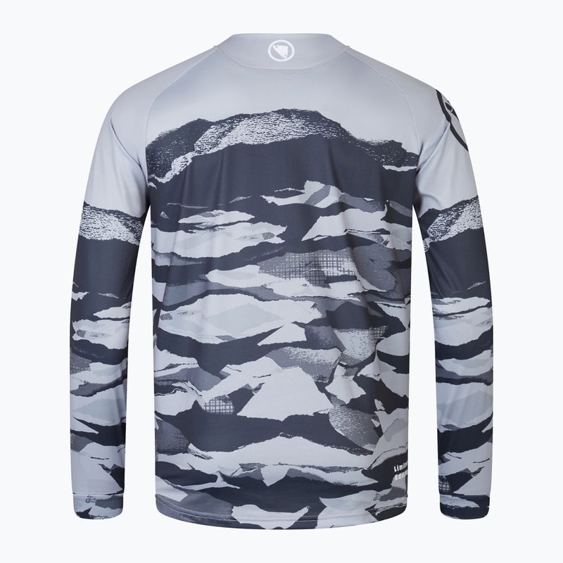 Endura Mountain Camo Ltd da uomo, manica lunga da ciclismo, nero 5