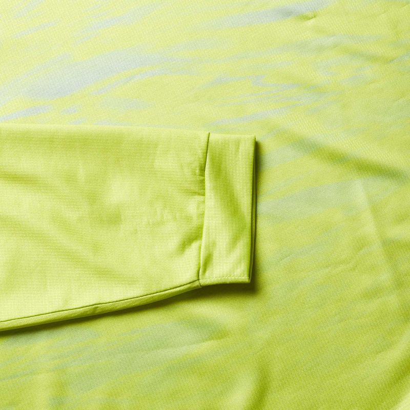 Manica lunga ciclismo da uomo Endura Marble Ltd Stampato verde lime 4