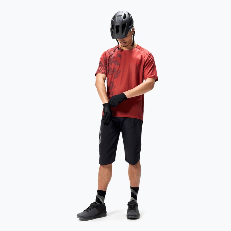 Maglia da ciclismo Endura Botanic Ltd Uomo in mattoni stampati 2