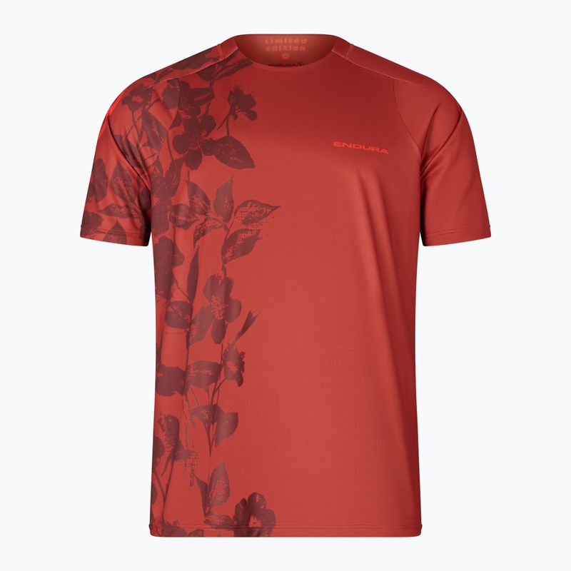 Maglia da ciclismo Endura Botanic Ltd Uomo in mattoni stampati 4