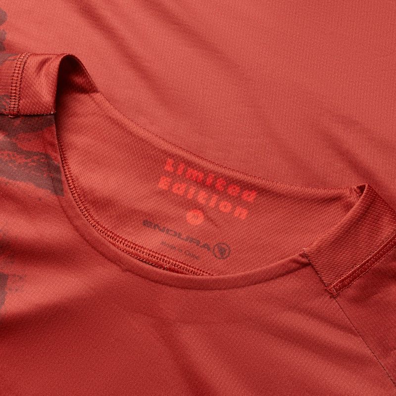 Maglia da ciclismo Endura Botanic Ltd Uomo in mattoni stampati 6