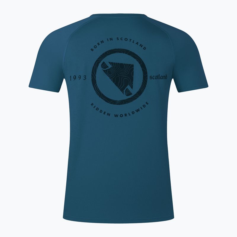 Maglia da ciclismo Endura Loop Tech barra blu da uomo 4