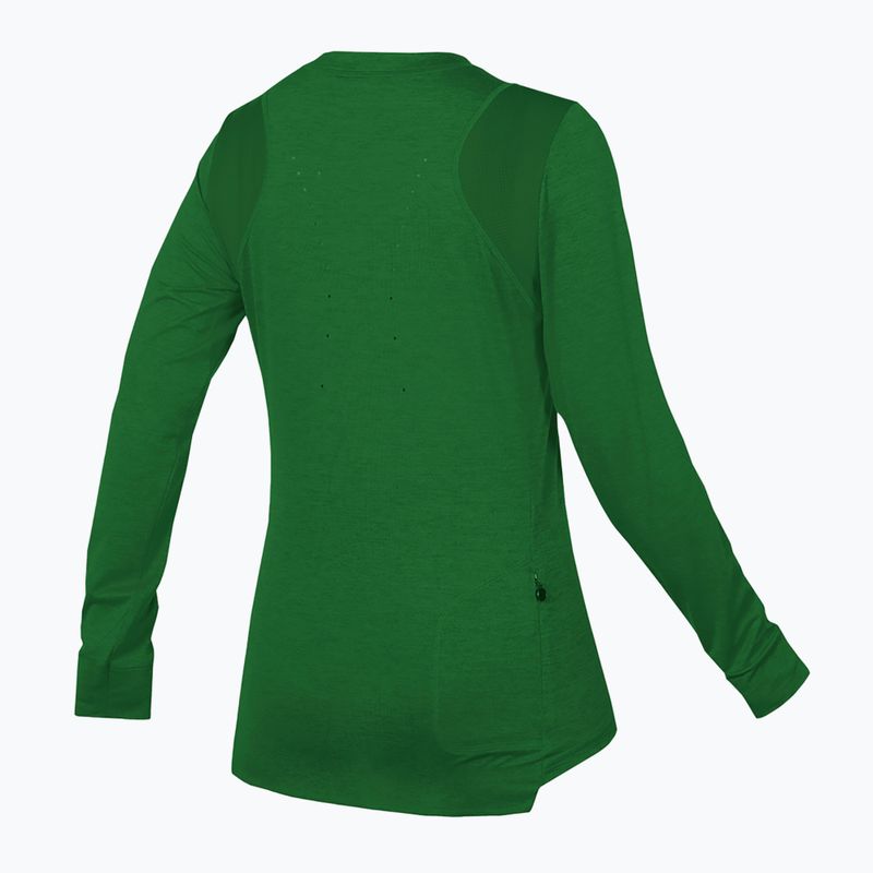 Manica lunga ciclismo donna Endura Singletrack W machair verde 2