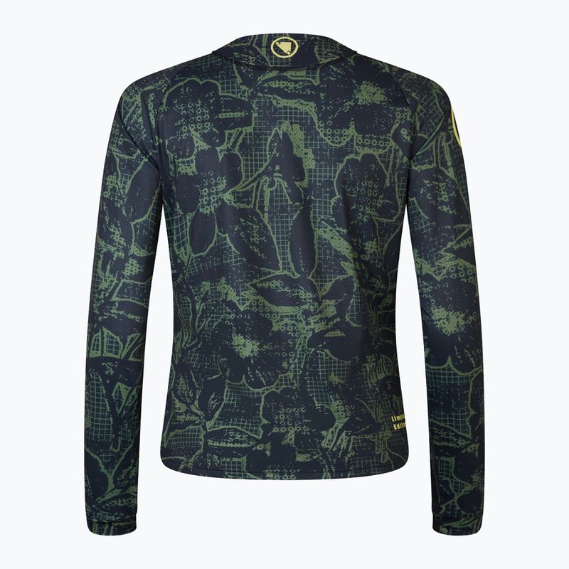 Maniche lunghe ciclismo donna Endura Floral Ltd W nero 5