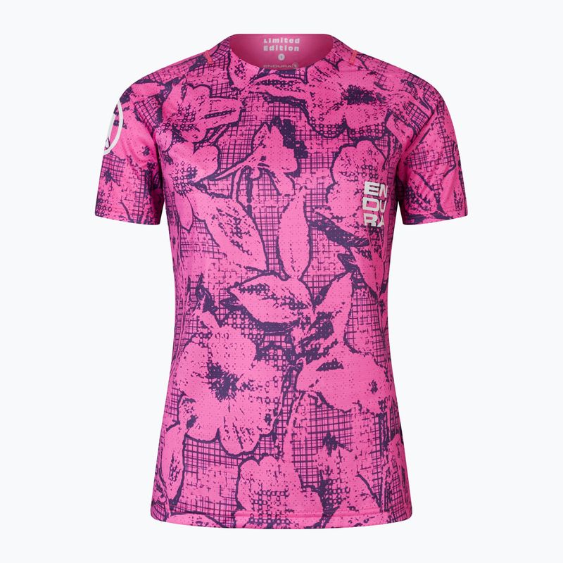 Maglia ciclismo donna Endura Grid Floral Ltd W rosa pop 7