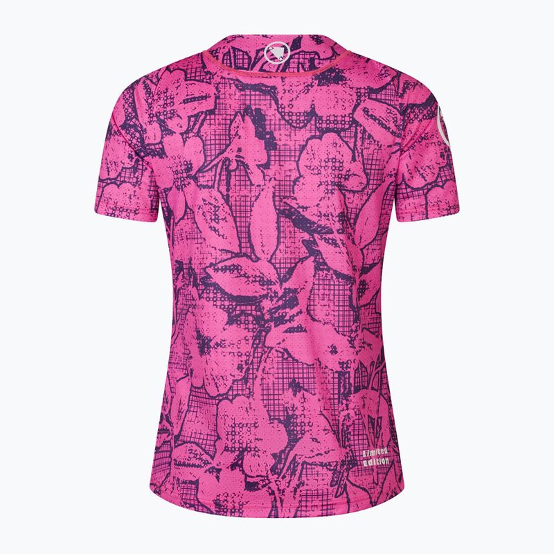 Maglia ciclismo donna Endura Grid Floral Ltd W rosa pop 8