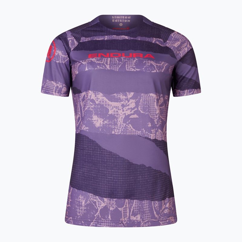 Maglia ciclismo donna Endura Patchwork Ltd W bramble 4