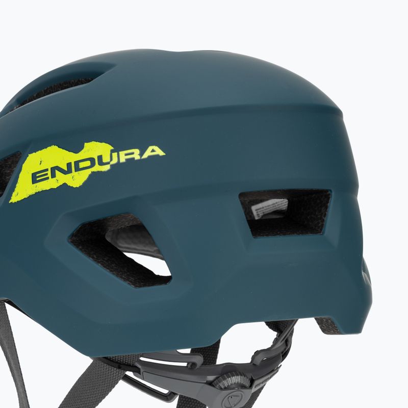 Casco da bici Endura Hummvee Youth barra blu per bambini 7