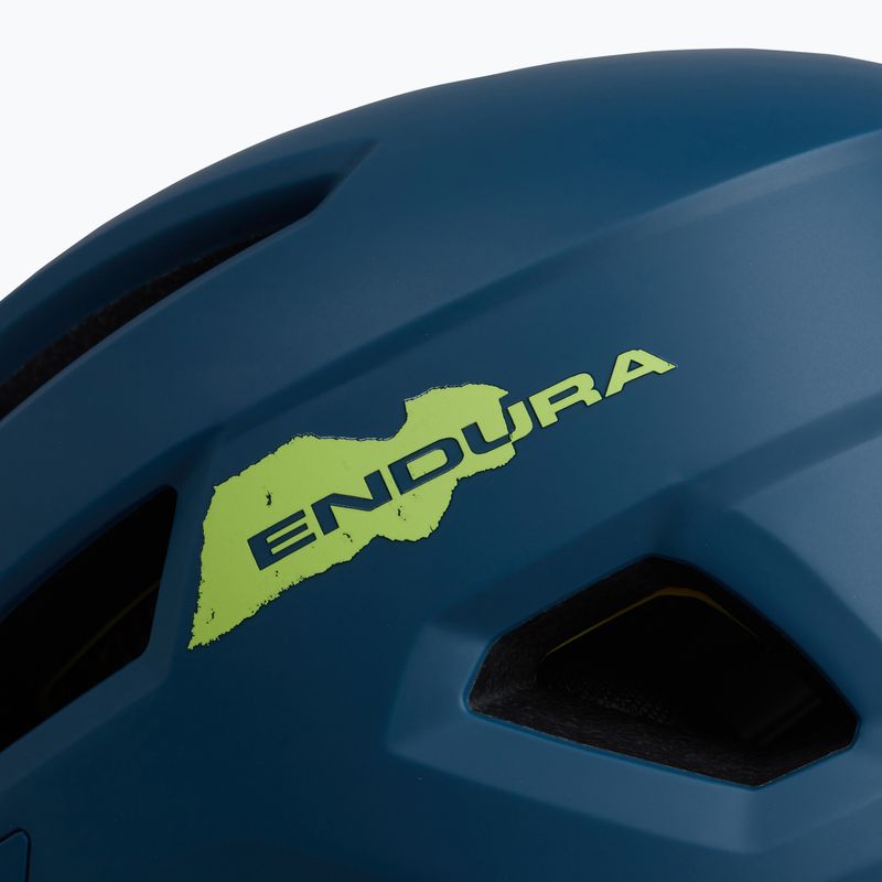 Casco da bici Endura Hummvee Youth barra blu per bambini 4