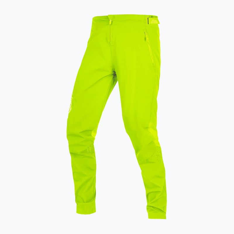 Pantaloni da ciclismo Endura MT500 Burner Lite verde lime da uomo