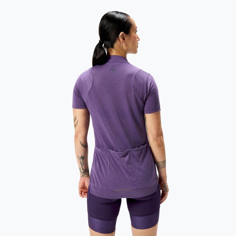 Maglia da ciclismo da donna Endura Loop Zipped heather 3
