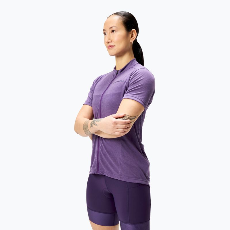 Maglia da ciclismo da donna Endura Loop Zipped heather 4