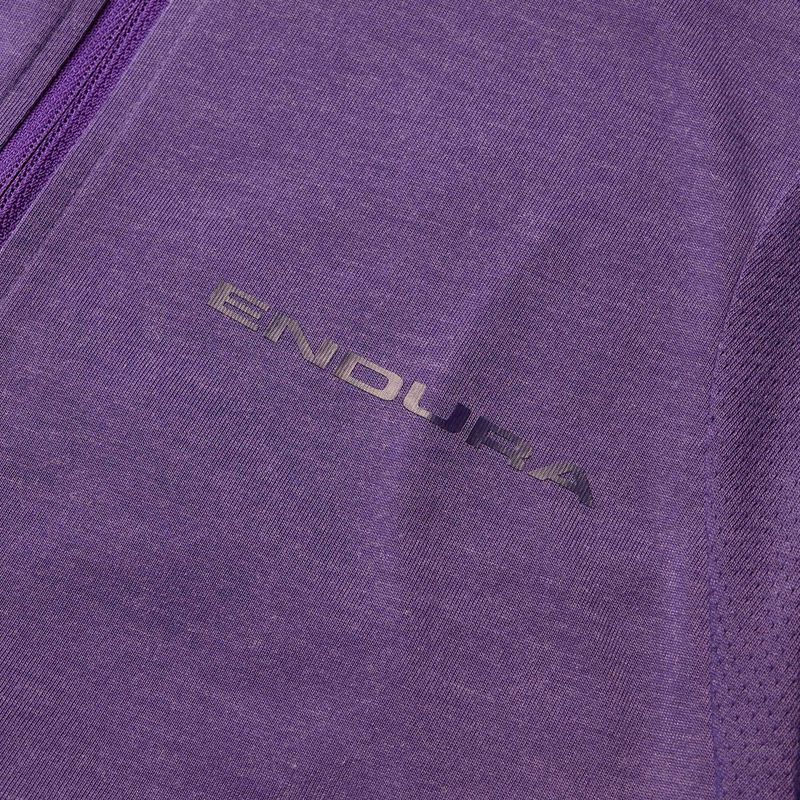 Maglia da ciclismo da donna Endura Loop Zipped heather 6