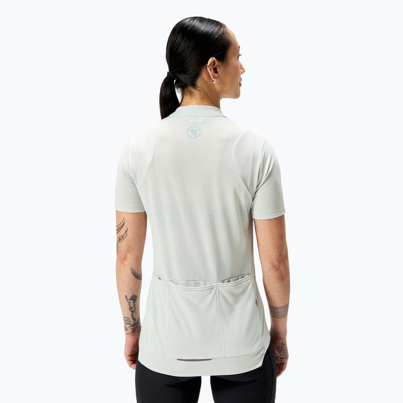 Maglia ciclismo donna Endura Loop Zipped mains grey 3