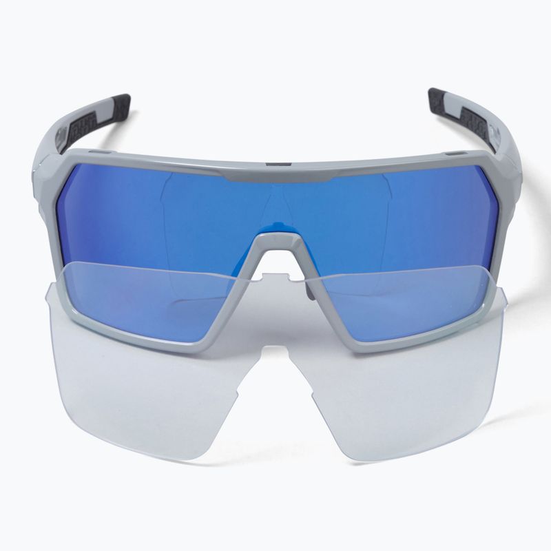Occhiali da sole Endura Singletrack dreich grigio/blu revo smoke/clear silver flash mirror 6