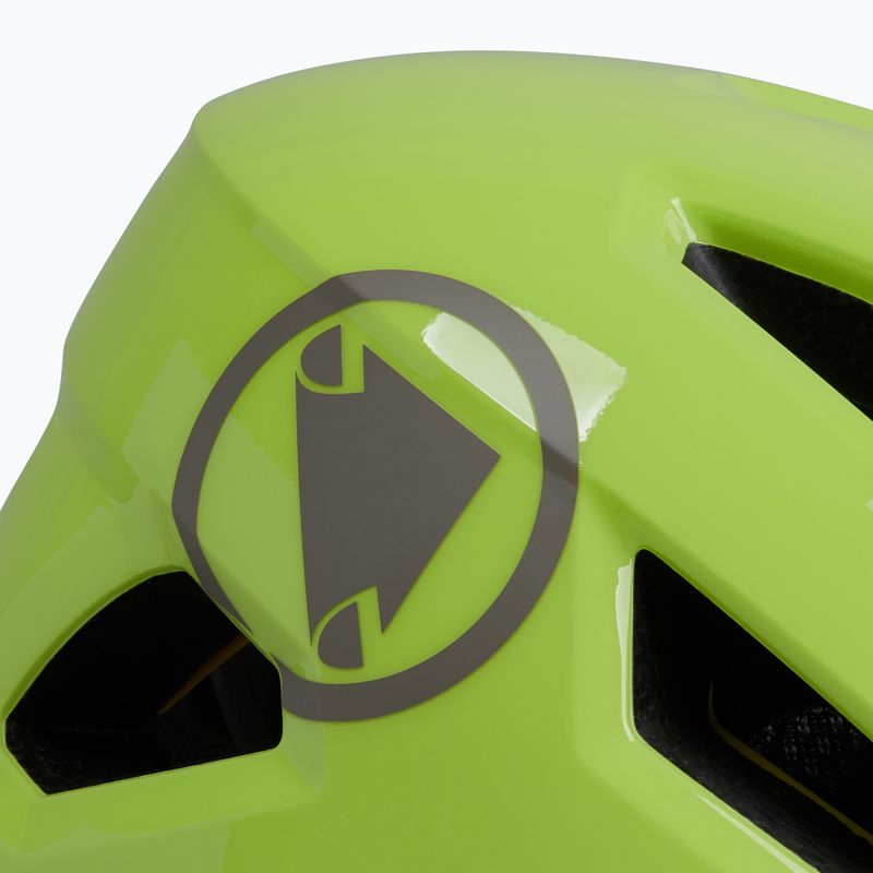 Casco da bicicletta Endura Hummvee verde lime 2