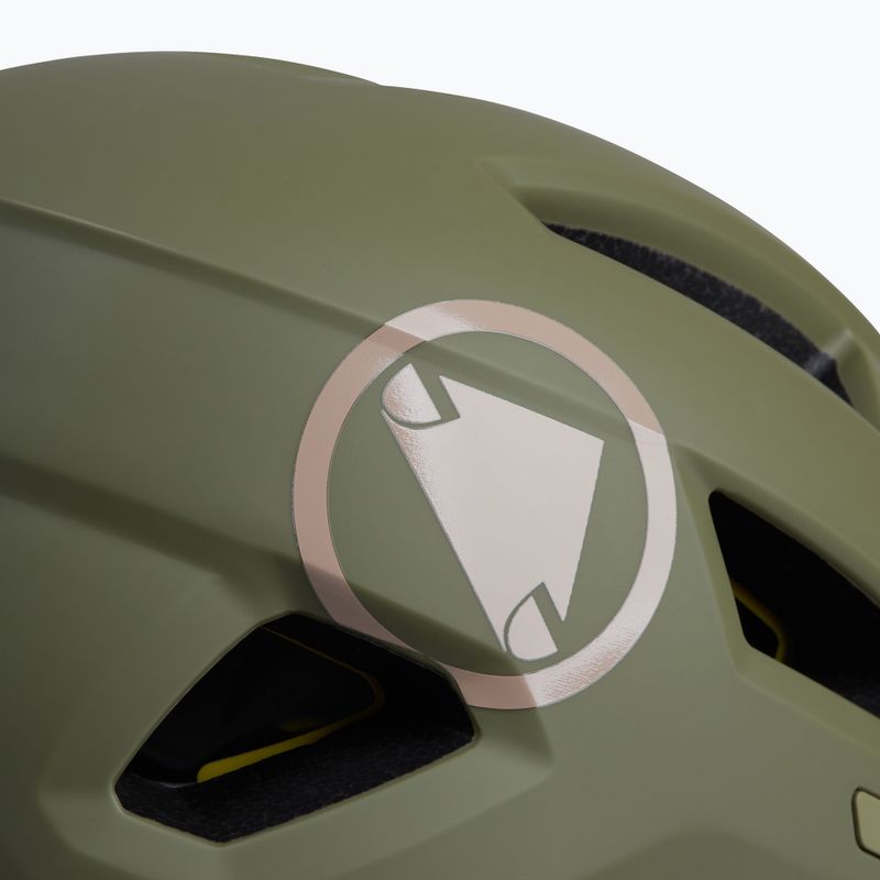Casco da bici Endura Hummvee tweed verde 4